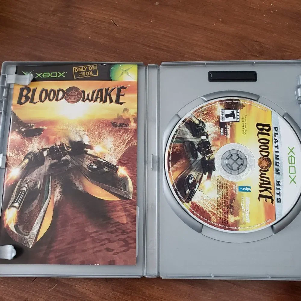 Blood Wake ORIGINAL Microsoft Xbox video game tested works Complete